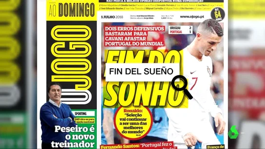 Portugal lamenta el adiós de su selección al Mundial tras perder contra Uruguay Portugal lamenta el adiós de su selección al Mundial tras perder contra Uruguay