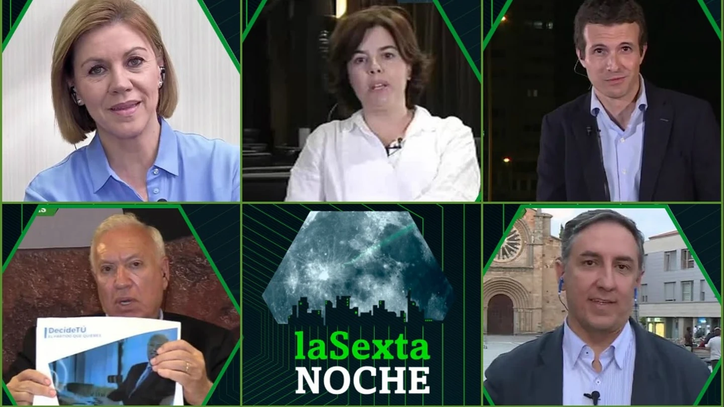 Los candidatos a liderar el PP en laSexta Noche Los candidatos a liderar el PP en laSexta Noche