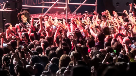 Un momento del concierto que ha ofrecido el estadounidense Lenny Kravitz en el Festival O Son do Camiño Un momento del concierto que ha ofrecido el estadounidense Lenny Kravitz en el Festival O Son do Camiño
