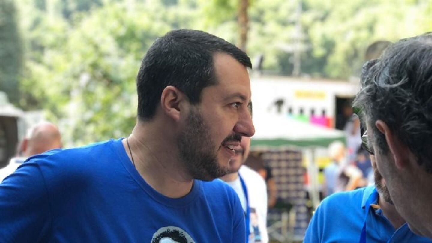 Ministro del Interior italiano Matteo Salvini