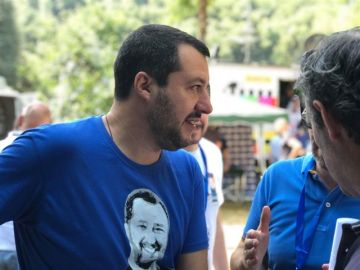Ministro del Interior italiano Matteo Salvini Ministro del Interior italiano Matteo Salvini