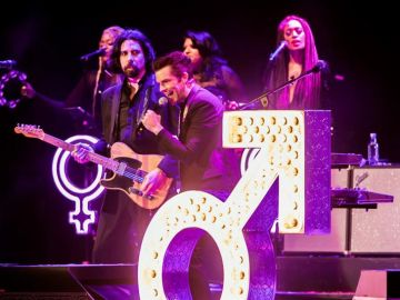 The Killers durante un concierto The Killers durante un concierto