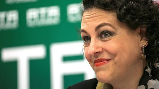 La ministra de Trabajo, Magdalena Valerio, durante el curso "Nuevos retos para autónomos y emprendedores". La ministra de Trabajo, Magdalena Valerio, durante el curso "Nuevos retos para autónomos y emprendedores"