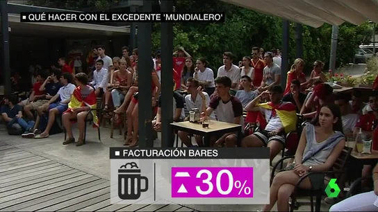 El sector de la hostelería, preocupado por la eliminación de España: "Con el fútbol esto se animaba, a ver lo que hacemos..." El sector de la hostelería, preocupado por la eliminación de España: "Con el fútbol esto se animaba, a ver lo que hacemos..."