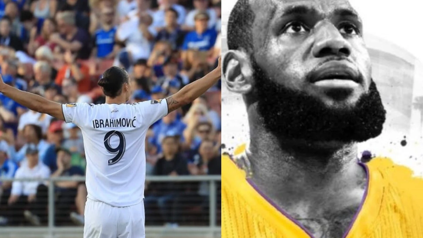 Ibrahimovic y LeBron Ibrahimovic y LeBron