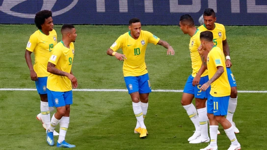 Neymar, tras su gol a México Neymar, tras su gol a México
