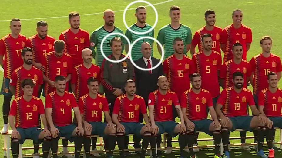 La foto de España antes del cese de Lopetegui