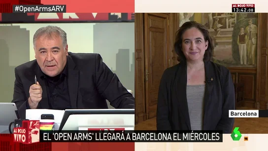 La alcaldesa de Barcelona, Ada Colau La alcaldesa de Barcelona, Ada Colau