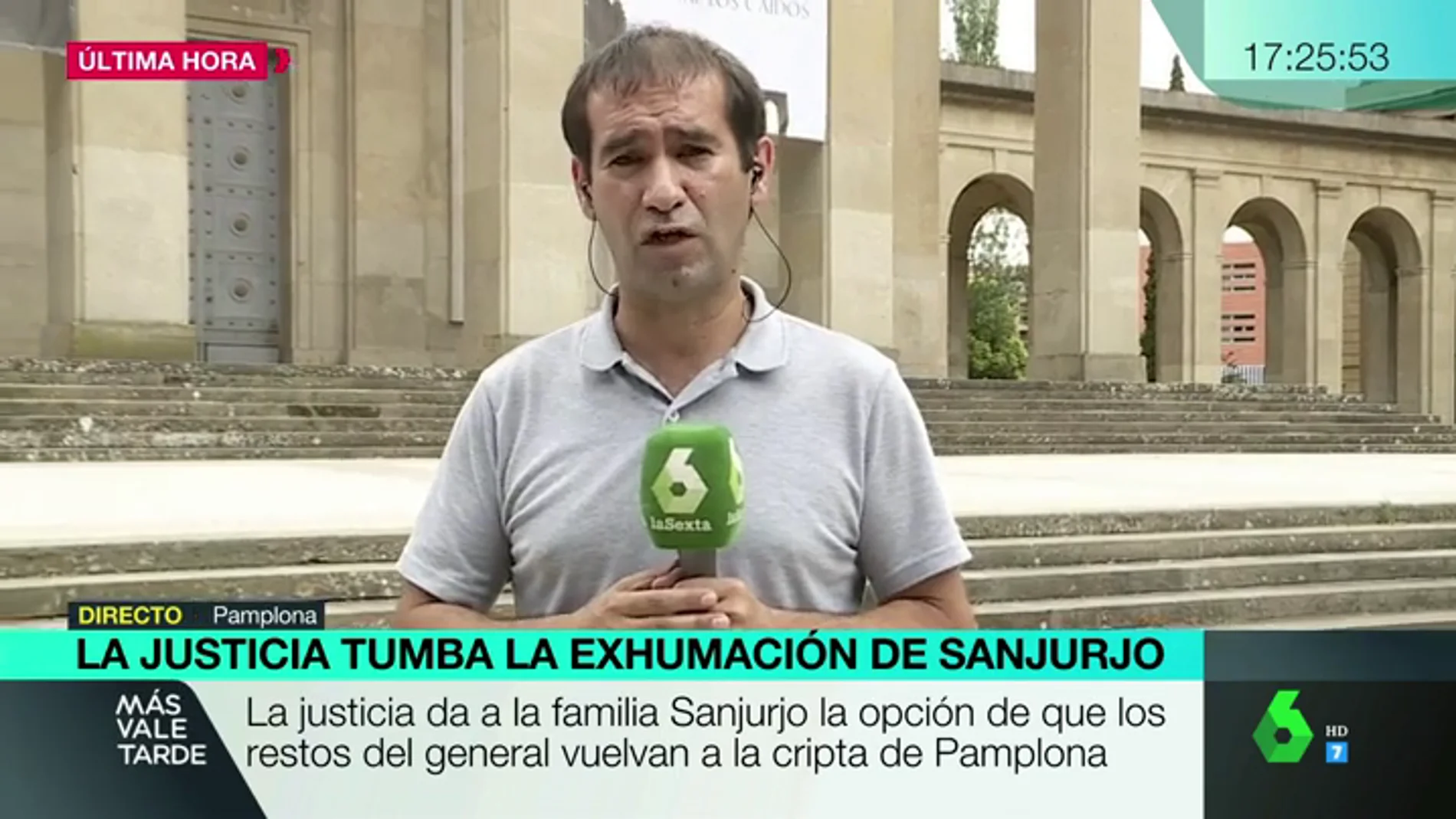 La familia del general Sanjurjo puede devolver sus restos a la cripta de Pamplona.