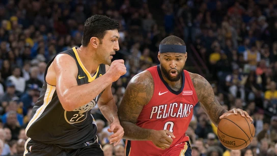 DeMarcus Cousins, jugando contra los Warriors DeMarcus Cousins, jugando contra los Warriors
