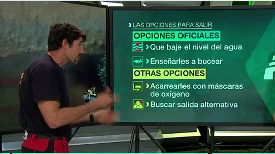 Un bombero analiza en MVT las opciones para rescatar a los niños de Tailandia. Un bombero analiza en MVT las opciones para rescatar a los niños de Tailandia