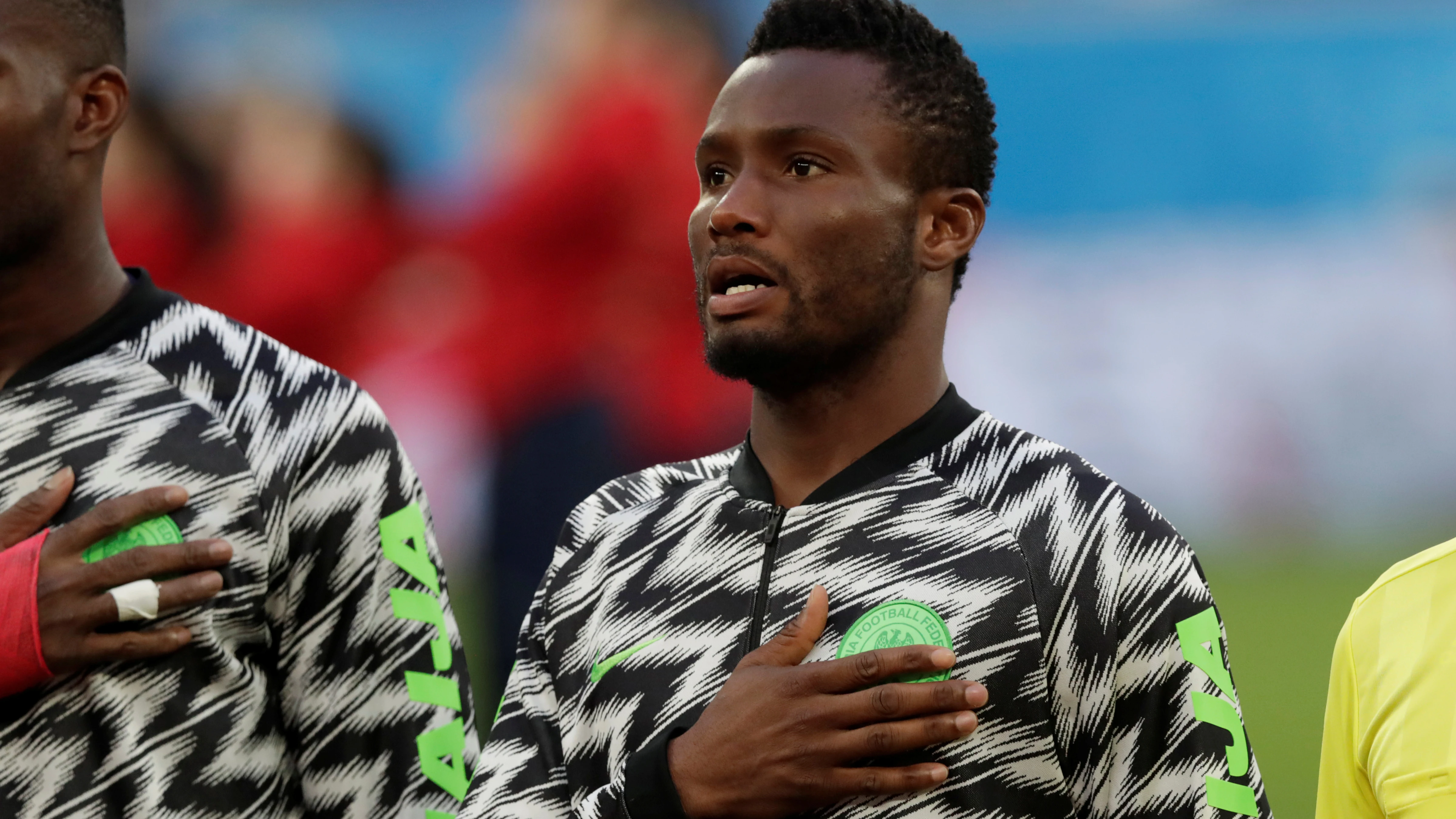 Obi Mikel en el Mundial de Rusia