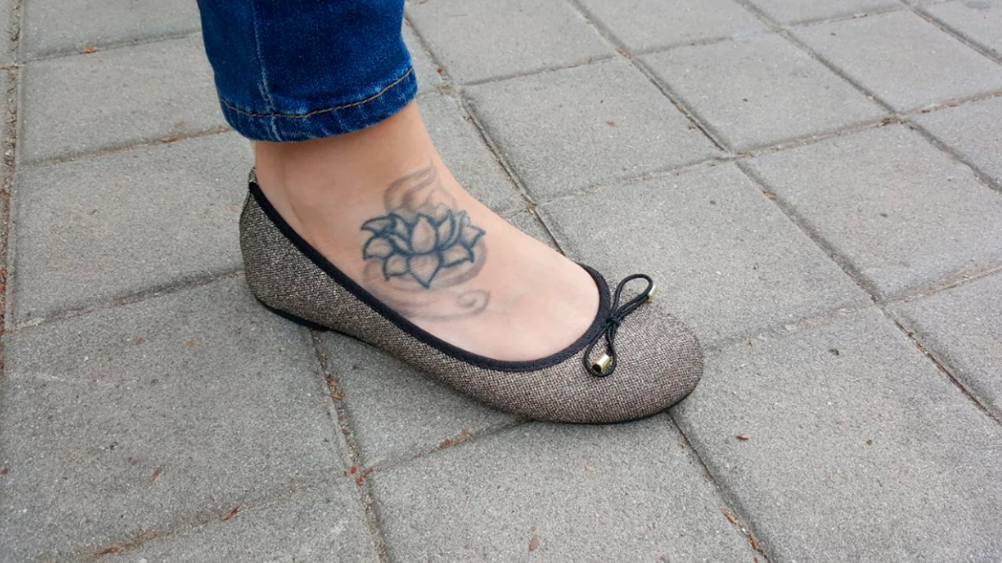 Imagen del tatuaje de la opositora a psicóloga militar Imagen del tatuaje de la opositora a psicóloga militar