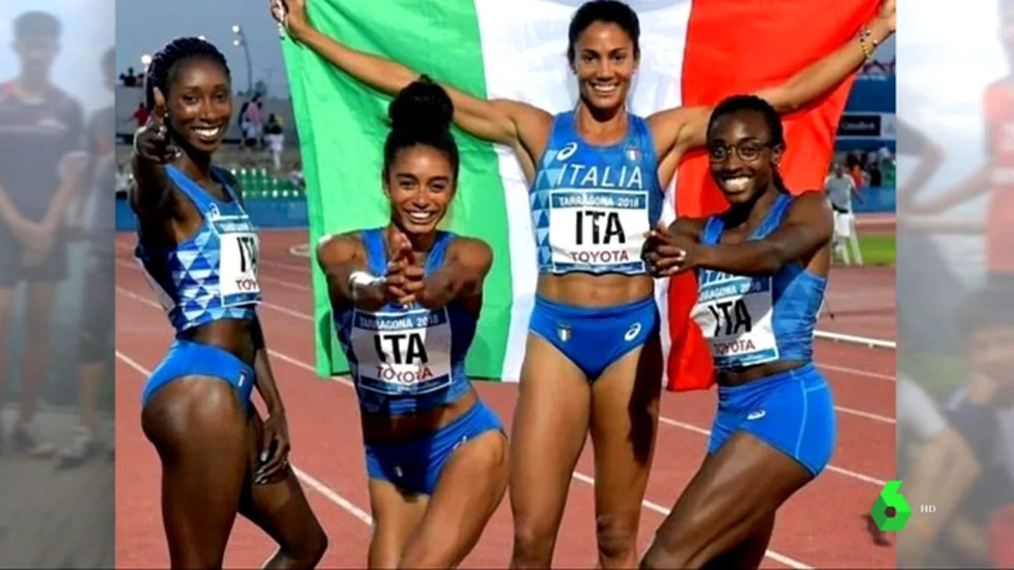 Mensaje de las atletas italianas al racista Salvini Mensaje de las atletas italianas al racista Salvini