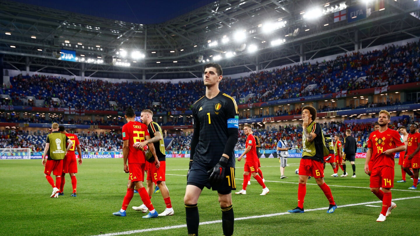 Courtois, tras el partido contra Inglaterra
