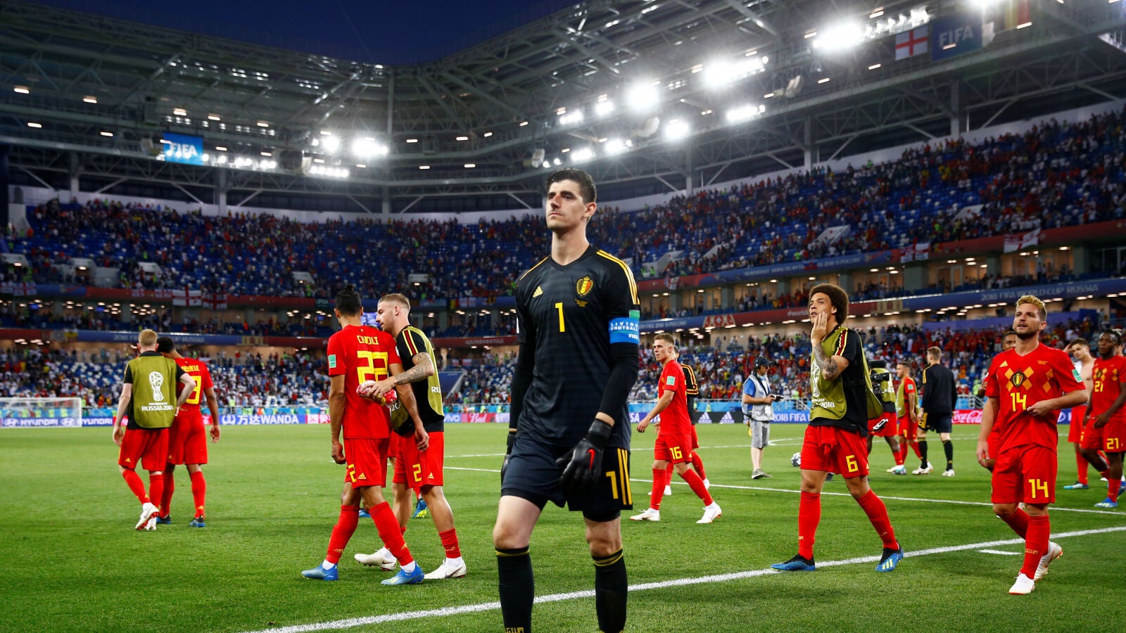 Courtois, tras el partido contra Inglaterra