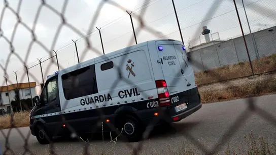 Un furgón de la Guardia Civil en un traslado de presos Un furgón de la Guardia Civil en un traslado de presos