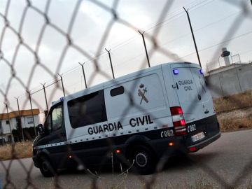 Un furgón de la Guardia Civil en un traslado de presos Un furgón de la Guardia Civil en un traslado de presos