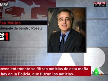 Pau Molins, abogado de Sandro Rosell Pau Molins, abogado de Sandro Rosell