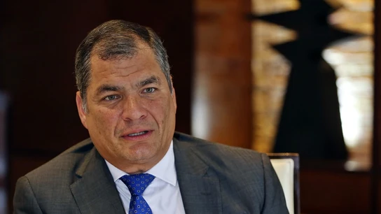 Imagen de archivo de Rafael Correa Imagen de archivo de Rafael Correa