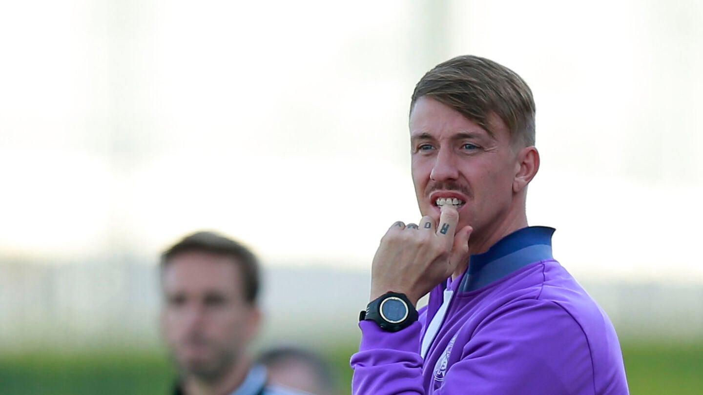 Guti, durante un entrenamiento