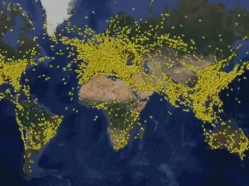 Vuelos monitorizados por Flightradar24 Vuelos monitorizados por Flightradar24