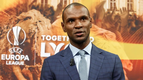 Eric Abidal, en un acto de presentación de la UEFA Eric Abidal, en un acto de presentación de la UEFA