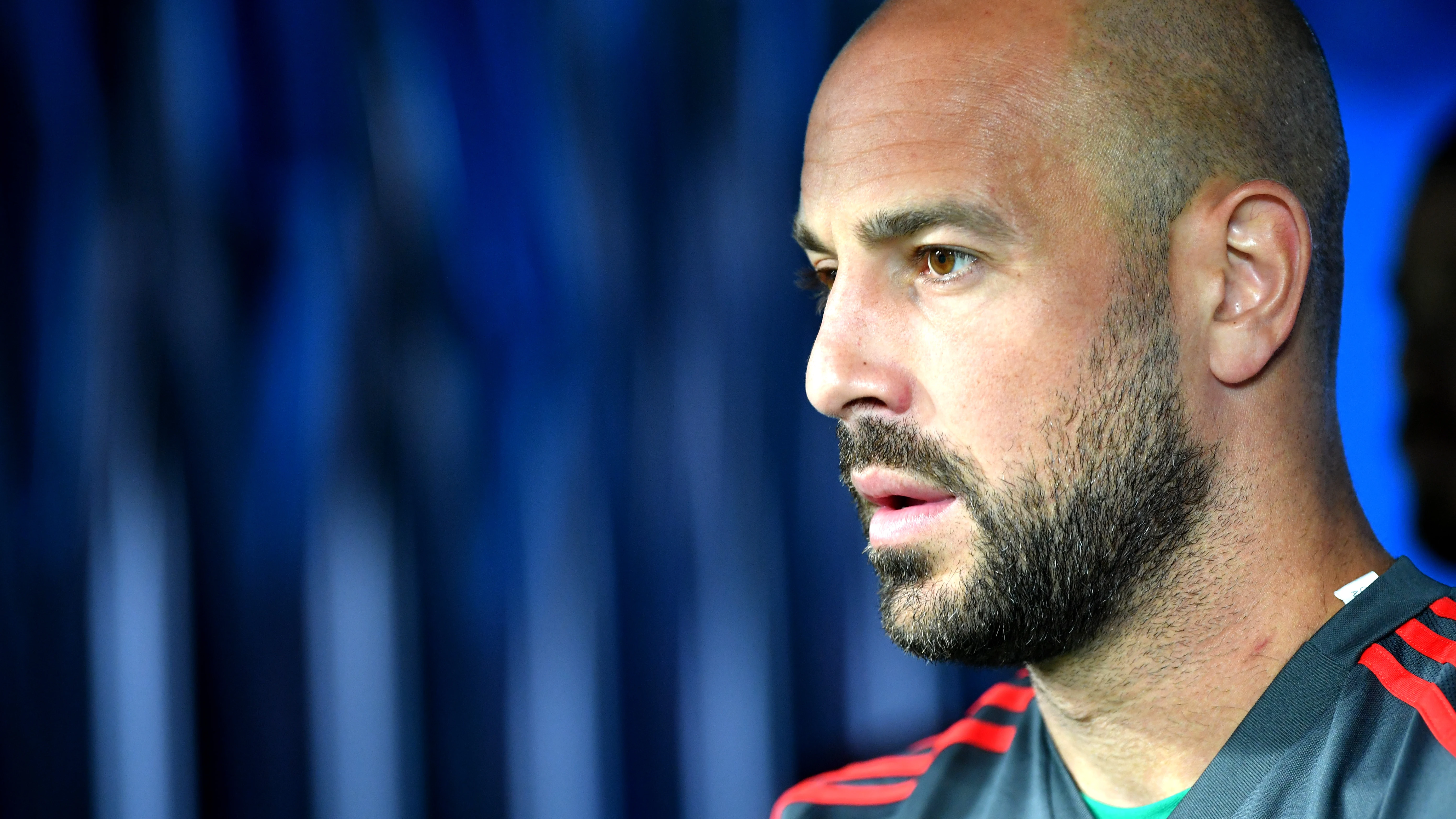 Reina, durante un partido de la Selección en el Mundial de Rusia