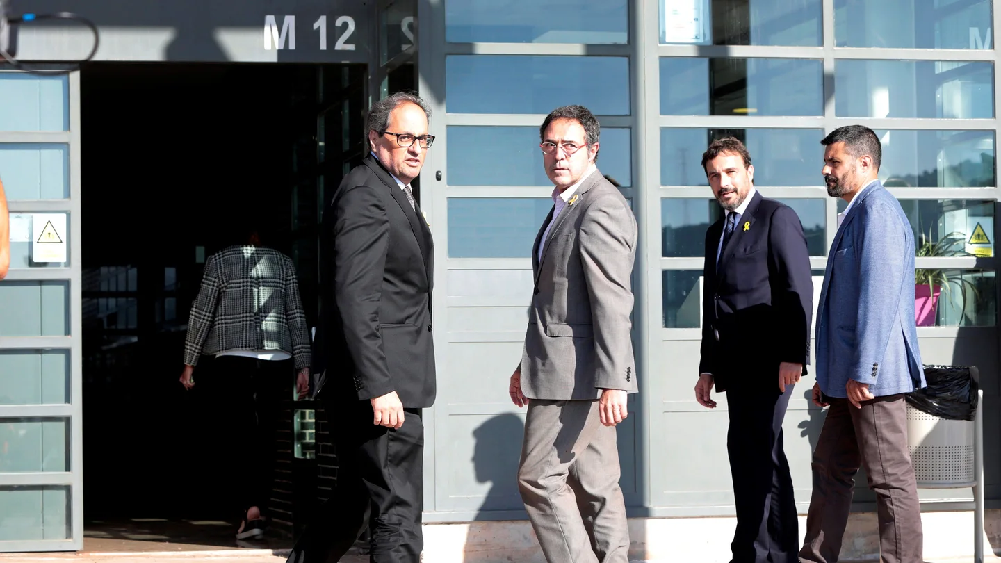 Quim Torra a las puertas de la prisión Quim Torra a las puertas de la prisión