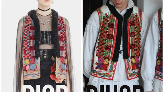 Similitudes entre las prendas de Dior y Bihor Similitudes entre las prendas de Dior y Bihor