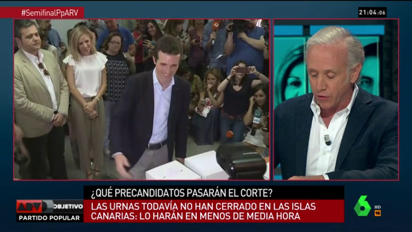 Eduardo Inda analiza en ARV las cifras de apoyo a Pablo Casado en Madrid: "Est&aacute; arrasando"