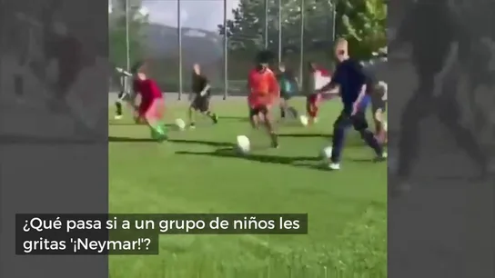 ¿Qué pasa si a un grupo de niños se les grita '¡Neymar!'? ¿Qué pasa si a un grupo de niños se les grita '¡Neymar!'?