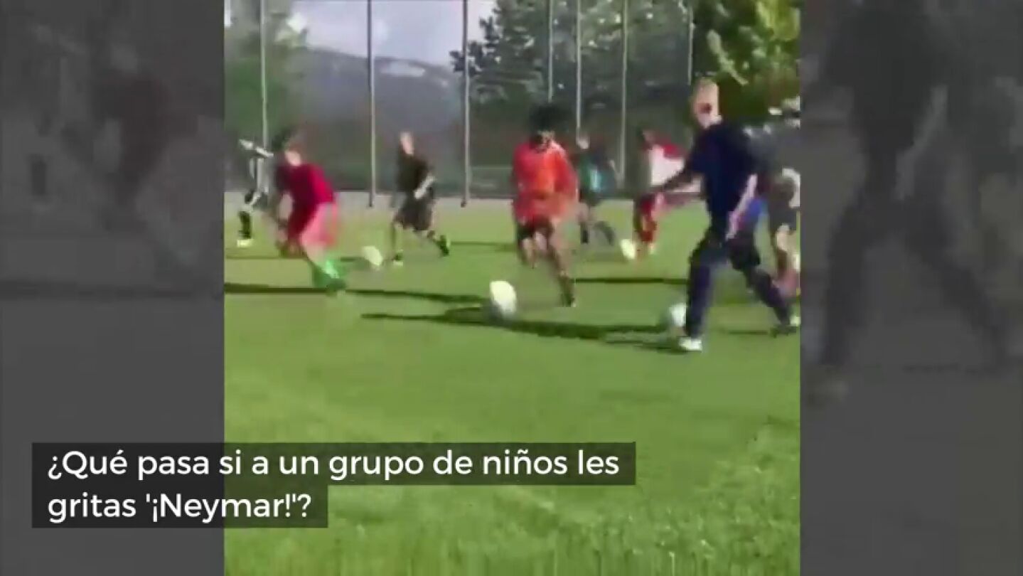 &iquest;Qu&eacute; pasa si a un grupo de ni&ntilde;os se les grita '&iexcl;Neymar!'?