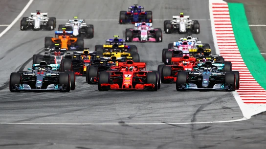 Momento de la salida del GP de Austria Momento de la salida del GP de Austria