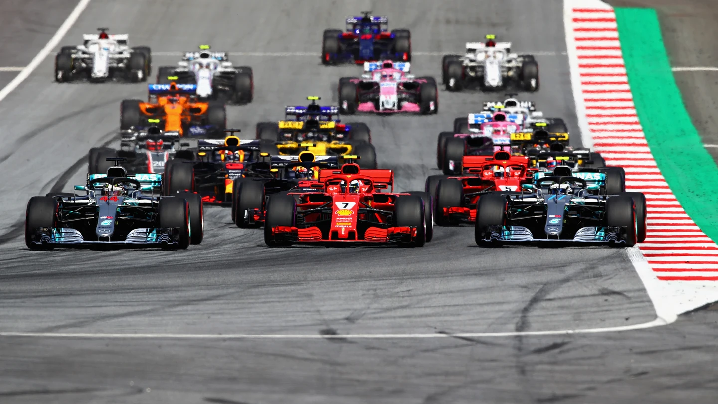 Momento de la salida del GP de Austria Momento de la salida del GP de Austria