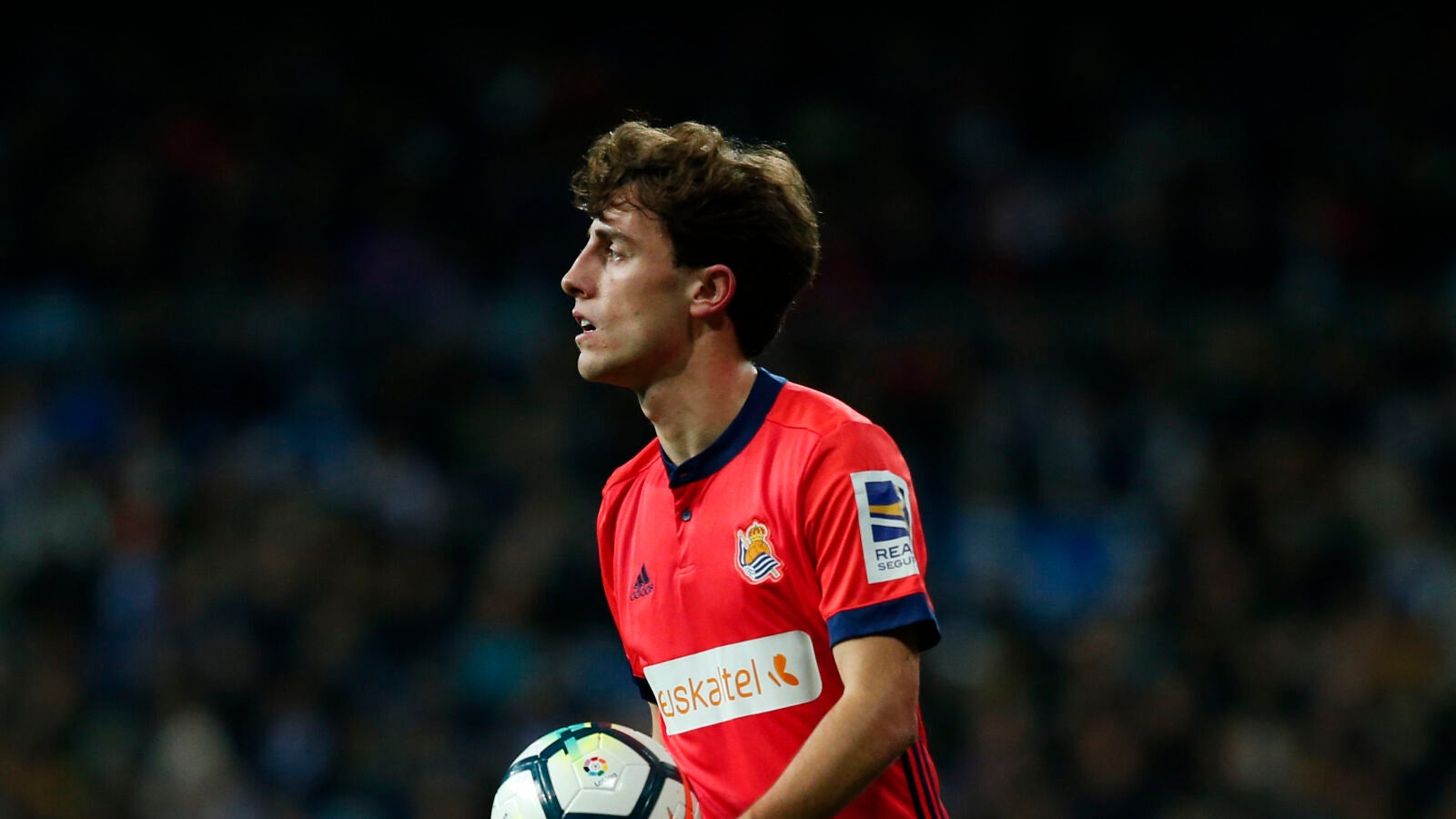 &Aacute;lvaro Odriozola, en un partido con la Real Sociedad