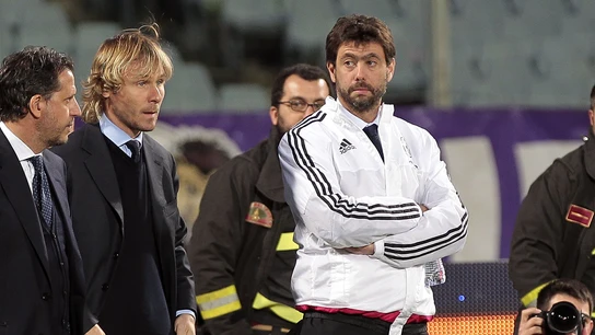 Andrea Agnelli, durante un partido de la Juventus Andrea Agnelli, durante un partido de la Juventus