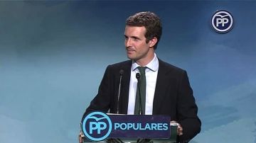 Pablo Casado ante los medios