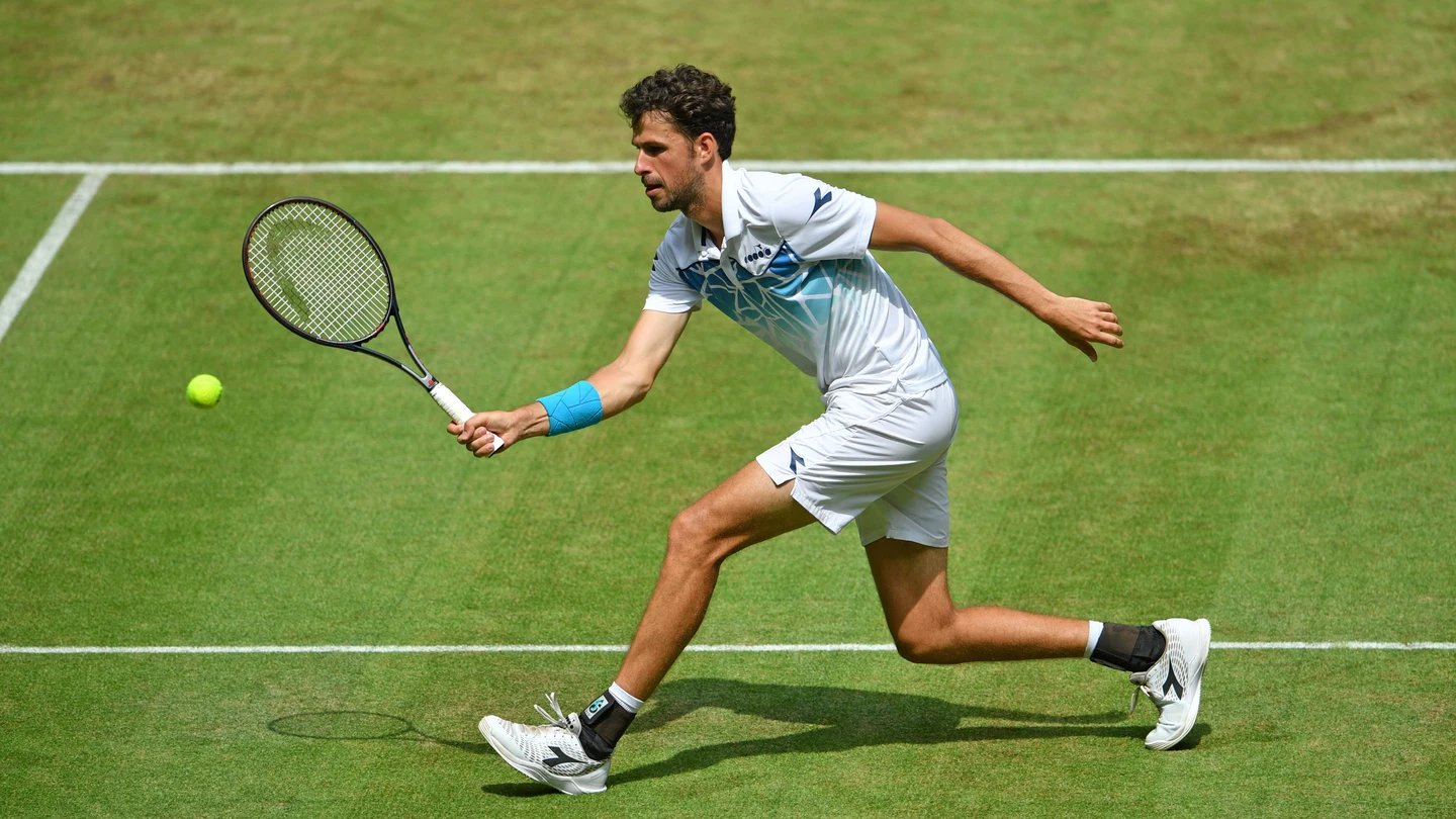 Robin Haase jugando Robin Haase jugando