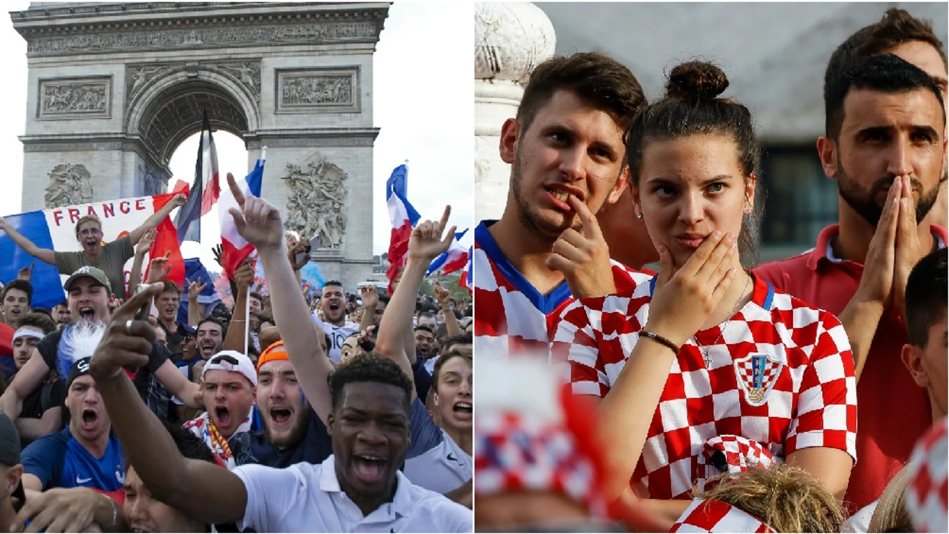París y Zagreb, cara y cruz de la final del Mundial