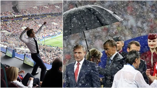 Macron y Putin, 'protagonistas' en la final Macron y Putin, 'protagonistas' en la final