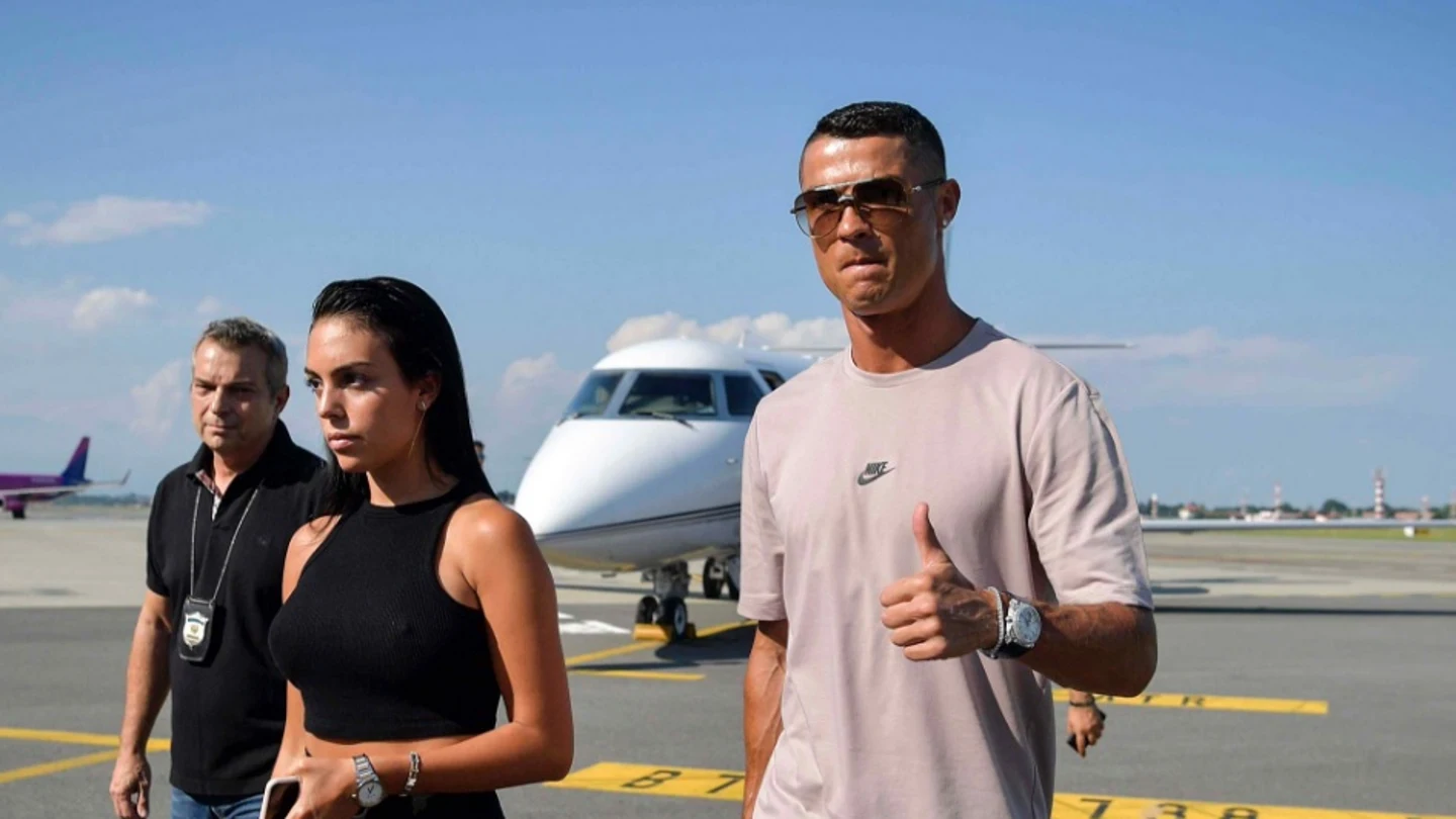 Cristiano Ronaldo, a su llegada a Turín Cristiano Ronaldo, a su llegada a Turín