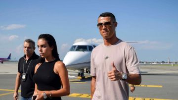 Cristiano Ronaldo, a su llegada a Turín