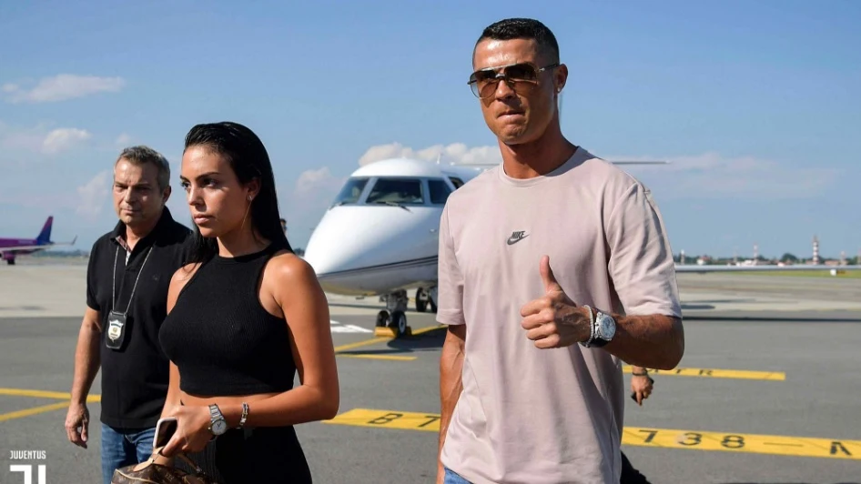 Cristiano Ronaldo, a su llegada a Turín