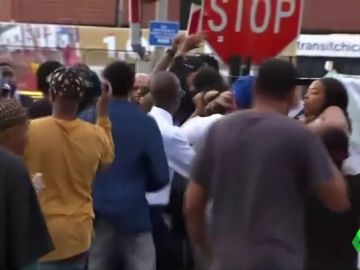 Protestas en Chicago por la muerte de un hombre afroamericano a manos de un policía Protestas en Chicago por la muerte de un hombre afroamericano a manos de un policía