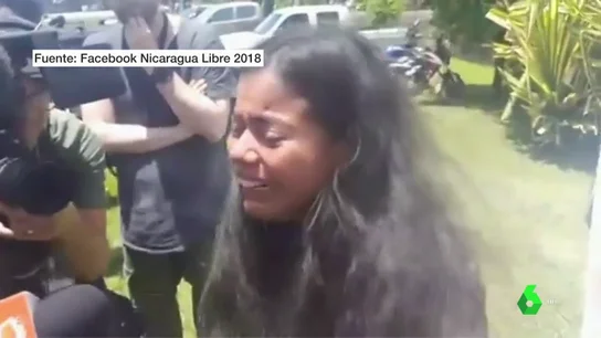 Una de las estudiantes que sufrieron el ataque de los paramilitares en Nicaragua Una de las estudiantes que sufrieron el ataque de los paramilitares en Nicaragua