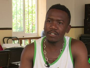 Claudie, migrante que llegó a España en patera Claudie, migrante que llegó a España en patera
