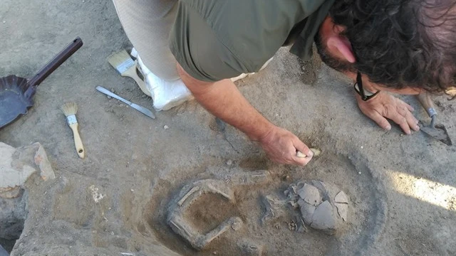 Equipo arqueológico que ha estado trabajando Villa Romana