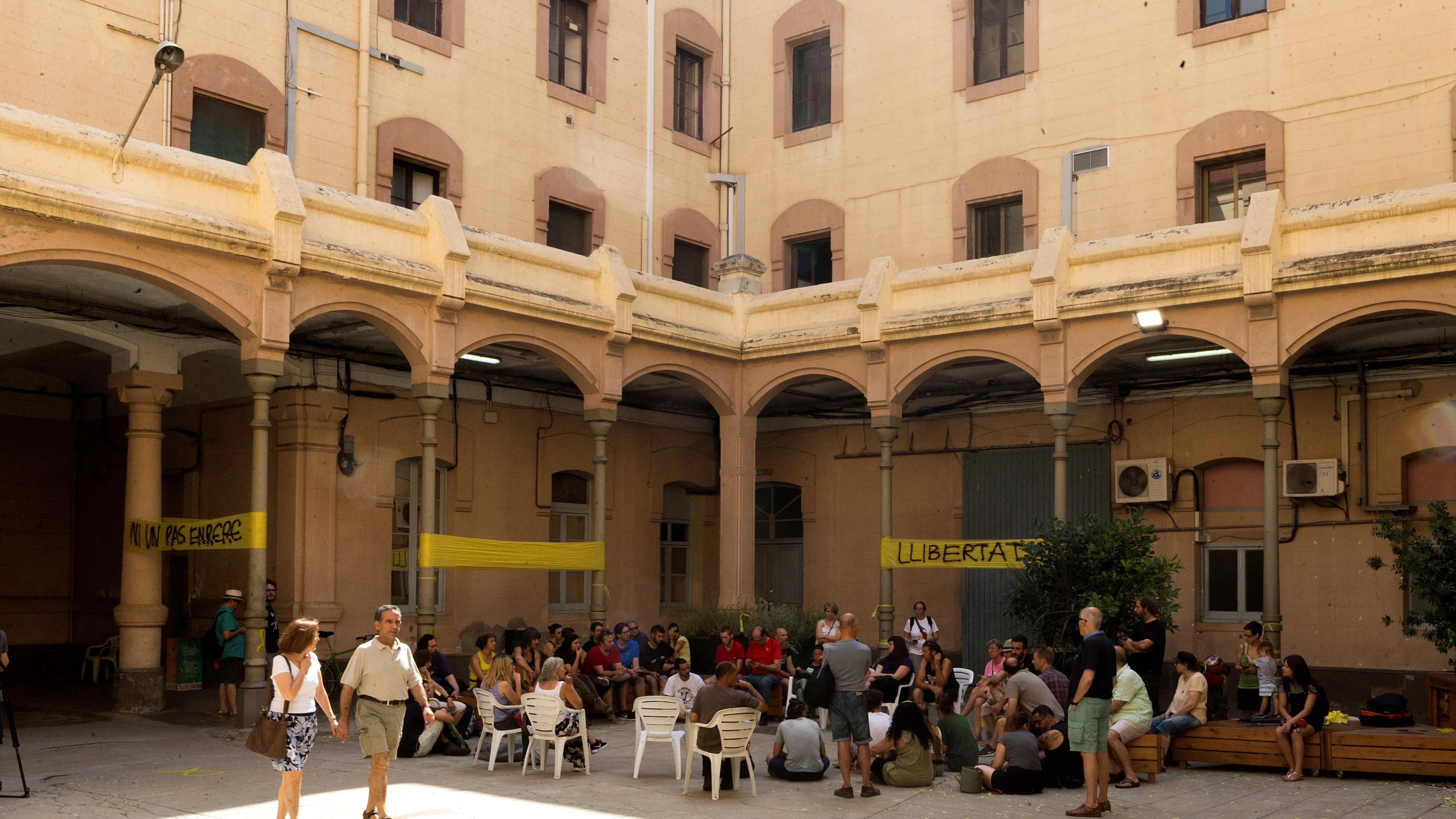 Vista del interior de la antigua cárcel Modelo de Barcelona