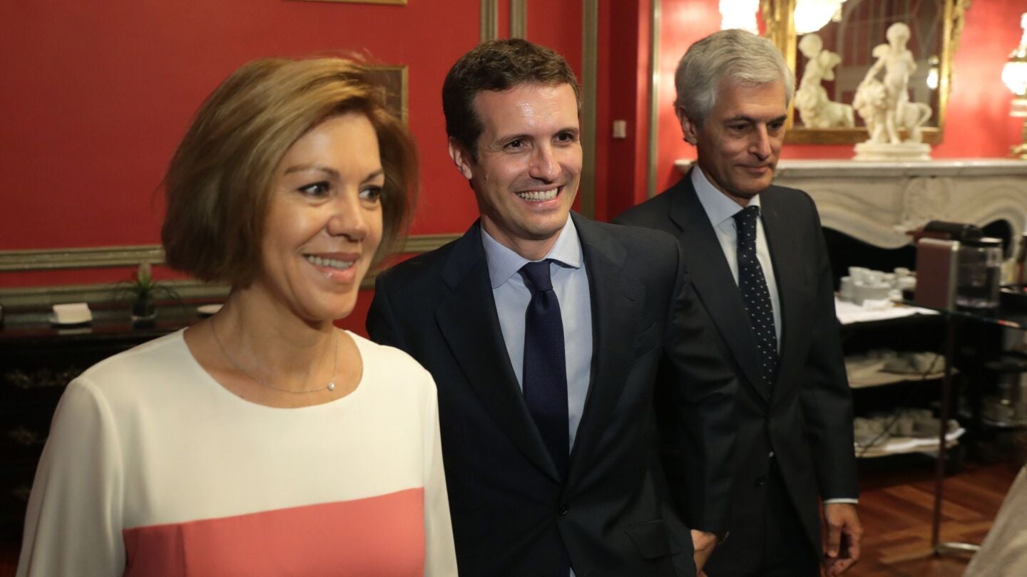 La secretaria general del PP, Mar&iacute;a Dolores de Cospedal